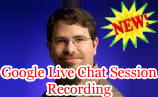 Google Live Chat Session 